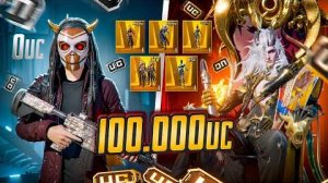 😱ТАКОГО ВЫ ЕЩЕ НЕ ВИДЕЛИ!🔥МЕГА УДАЧНАЯ ПРОКАЧКА ПОДПИСЧИКА НА 100.000 UC!🤩