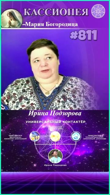 Богородица. Потребность Связи с Богом —  КАССИОПЕЯ Ирина Подзорова #811