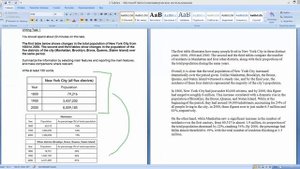 IELTS Cambridge 20 / Разбираем Writing Task 1 Test 1 / Что делать с тремя таблицами!