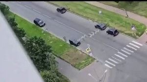 Погоня за самокатчиком в Москве