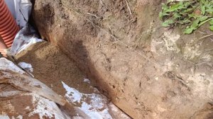 Перемещение щебня