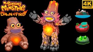 Лаватёка - Юная/Взрослая Все Песни и Анимации (My Singing Monsters Dawn Of Fire)