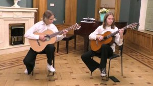 Бразильский танец - Ж.Пернамбуко. Исполняет гитарный дуэт Анна Голобородько & София Новикова