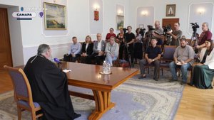 Первая большая пресс-конференция епископа Самарского и Новокуйбышевского Феодосия