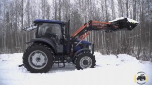 Погрузчик FRONTLIFT в комплекте с Челюстным ковшом