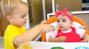 Влад и Ники. Крис хочет быть хорошим братом для Алисы! Весёлая история для детей!