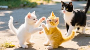 😹Бедные Маленькие Котятки ищут друзей и мяукают друг другу🔥