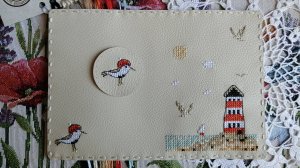 Обложка на паспорт "Морская романтика" (Неокрафт, НК18k): от обзора набора до готовой работы