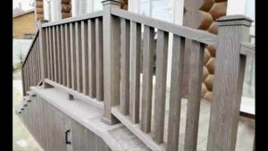 Входная группа из ДПК с козырьком - Домодедово