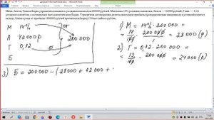 Митя, Антон, Гоша и Борис учредили компанию с уставным капиталом 200000 рублей.