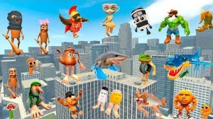 УЛЬТРА-ХАОС В БОЛЬШОМ ГОРОДЕ! 3D/2D ИТАЛЬЯНСКИЙ BRAINROT НАНОСИТ УДАР В GMOD! (TRALALERO TUNG SAHUR)