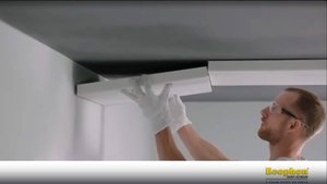 Ecophon Edge B 600x600 мм - установка потолка