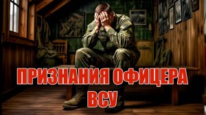 Офицер ВСУ раскрывает ПРАВДУ о себе