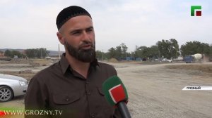 В Грозном активно ведется реконструкция улицы Абузара Айдамирова