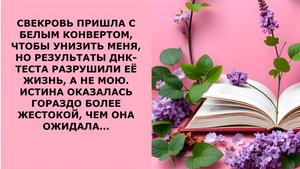 Истории из жизни. СВЕКРОВЬ ПРИШЛА С БЕЛЫМ КОНВЕРТОМ Аудио рассказы, Жизненные истории слушать