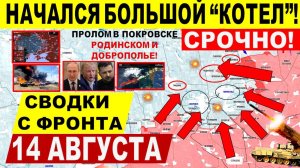 Свежая сводка 14 августа! Наступление на Доброполье, Краматорск. Покровск. Переговоры Трамп Путин