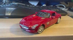 Обзор модели Mercedes-Benz SLS AMG от Welly