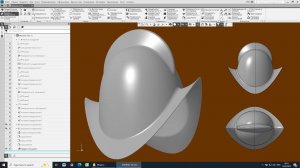 Шлем морион в Компас-3D