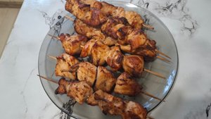 Шашлык из куриной грудки в аэрогриле 👌