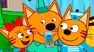 ТРИ КОТА - Игровой мультик про котиков