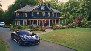 Загородный дом в темных тонах