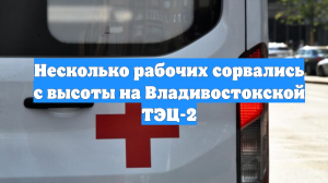 Несколько рабочих сорвались с высоты на Владивостокской ТЭЦ-2