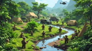 Roblox War simulator: Они на деревьях!