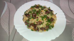 Рецепт плова из куриных сердечек