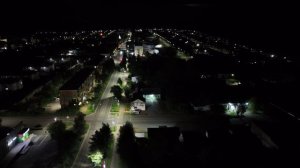 Город Бородино в ночи