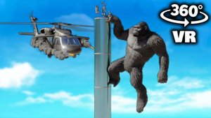 360° видео Кинг Конг на Бурдж-Халифе - Виртуальная реальность (VR) | 4K