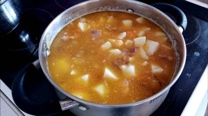 Картошка с тушенкой. Рецепт из 90-х.Очень вкусно.