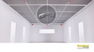 Ecophon Focus™ Dg 600x600 мм - установка потолка