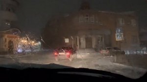 На ниве Тревел по Махачкале в снег #дагестан #нива #travel #ниватревел #махачкала #путешествия