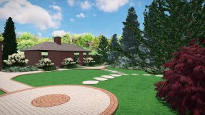 Видеопрогулка по участку / Озеры / Эскизное предложение#3