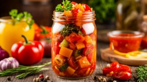 "Вкусное овощное ассорти: яркие цвета и насыщенный вкус на вашем столе!"