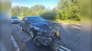 (Рыбинск-40) НЕСОВЕРШЕННОЛЕТНИЕ ПОПАЛИ В ДТП НА КВАДРОЦИКЛЕ