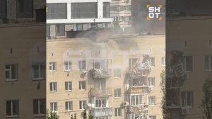 Разрушенный дом в Ростове