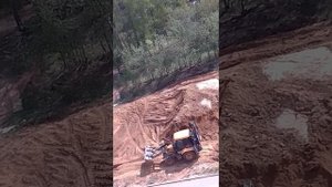 Работа трактора - погрузчика