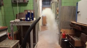Liquid Nitrogen Pump Spraying