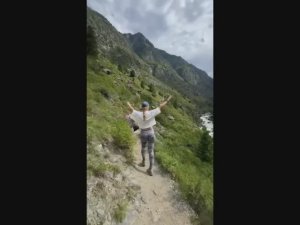 Дорога к водопаду Учар