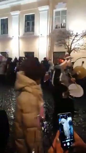 Шествие Дедов Морозов, 14.12.2019, Гродно смотреть онлайн