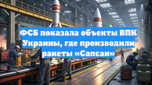ФСБ показала объекты ВПК Украины, где производили ракеты «Сапсан»