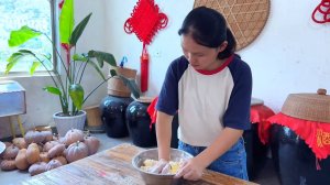 Сяо Ли - Урожай старой тыквы выдался богатым, приготовим кастрюлю золотистых тыквенных булочек