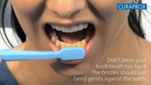 Как правильно чистить зубы с зубной щёткой CURAPROX CS 5460 ultra soft