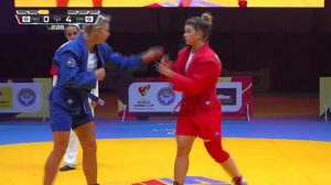 KHILOVA (FIAS 1) vs ONOPRIENKO (FIAS 1). World SAMBO Cup Cholpon-Ata 2024