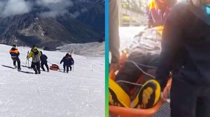 Сорвавшегося альпиниста из Грузии спасли почти с вершины Эльбруса