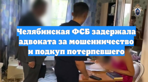 Челябинская ФСБ задержала адвоката за мошенничество и подкуп потерпевшего