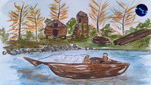 Речной телефон  / Тайга,  река.... поломка..  или важность поддержки /Детские рассказы / Ю Коротков