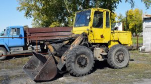 Погрузчик ТО-6А. Небольшой обзор. / The old Soviet loader TO-6A.