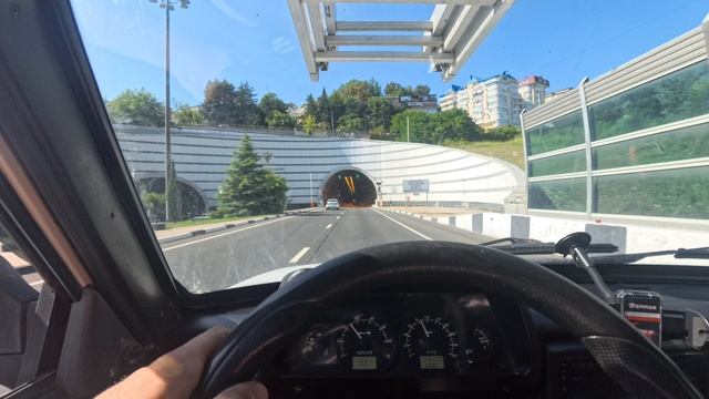 Езжу на машине от первого лица в Сочи смотреть онлайн